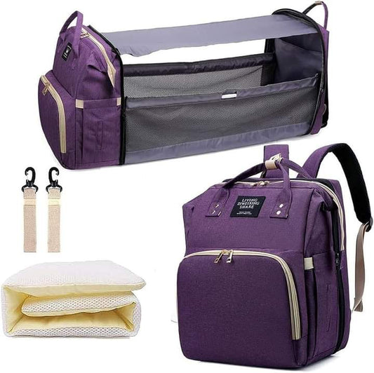 Baby diaper bag moms shoulder bag adjustable cot adjustment travelling support for mothers