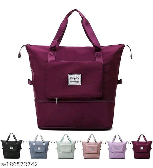 Large capacity foldable travelling bag