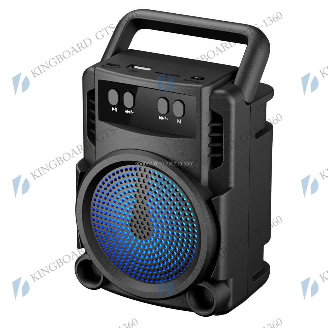 wireless speaker portable Bluetooth 3 inch music player with colour changing light