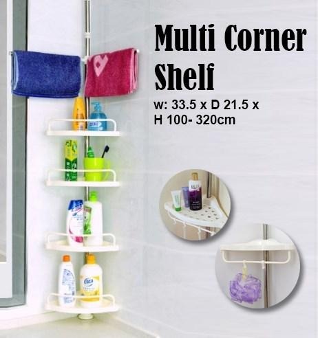 Corner bathroom self rack multi storage soap holder towel rack kitchen organisers