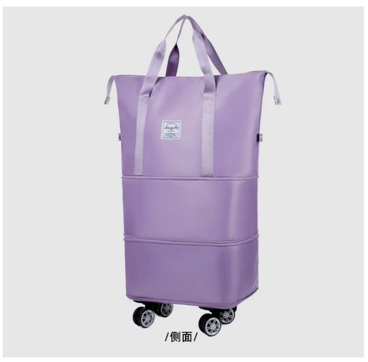 Trolley duffel bag large capacity expandable travelling bag