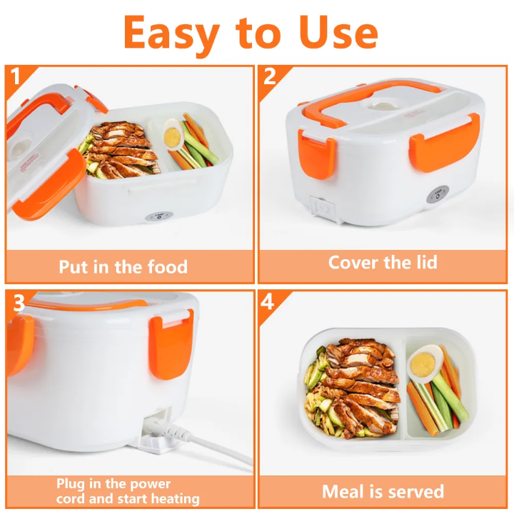 Electric Heating Lunch Box - Portable Food Warmer