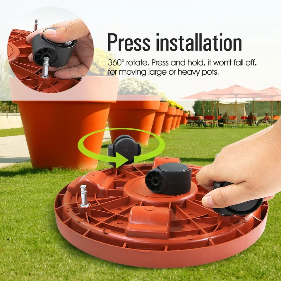 Cylinder stand Flower pot stand trolley for gas cylinder