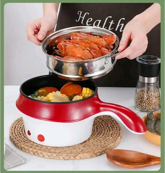 Electric cooking pot / Multifunctional electric cooker /  nonstick pot with steamer mini rice cooker best selling cooking pots nonstick