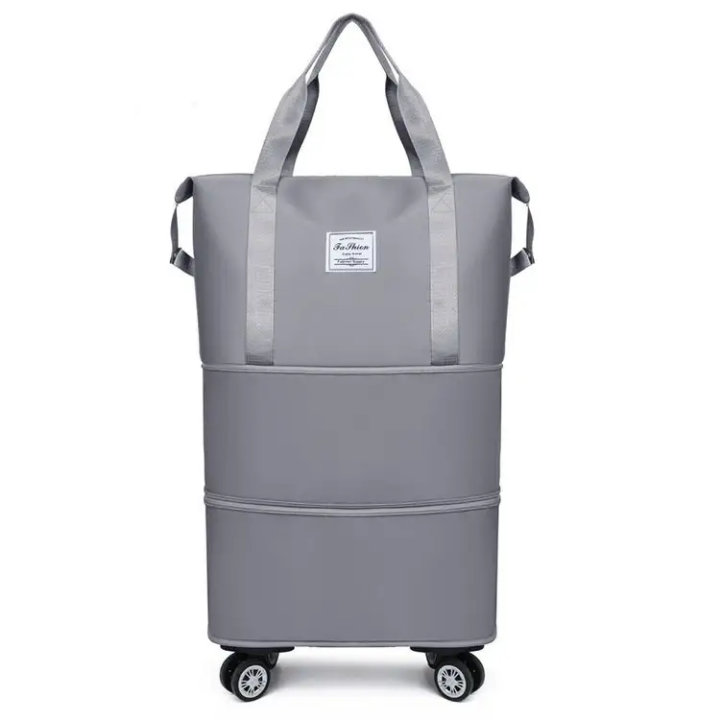 Trolley duffel bag large capacity expandable travelling bag