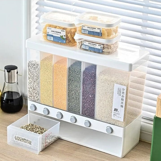 10kg cereal dispenser with on off button