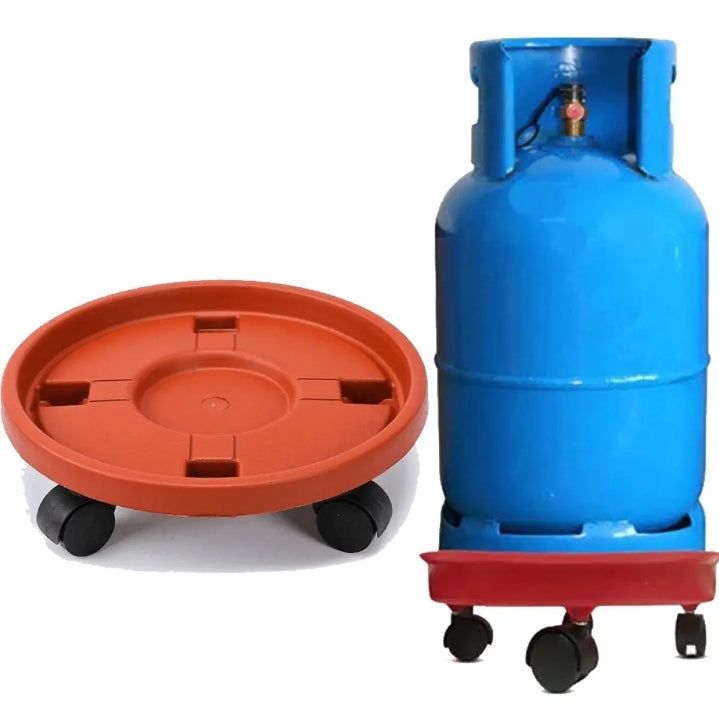 Cylinder stand Flower pot stand trolley for gas cylinder