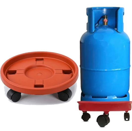 Cylinder stand Flower pot stand trolley for gas cylinder