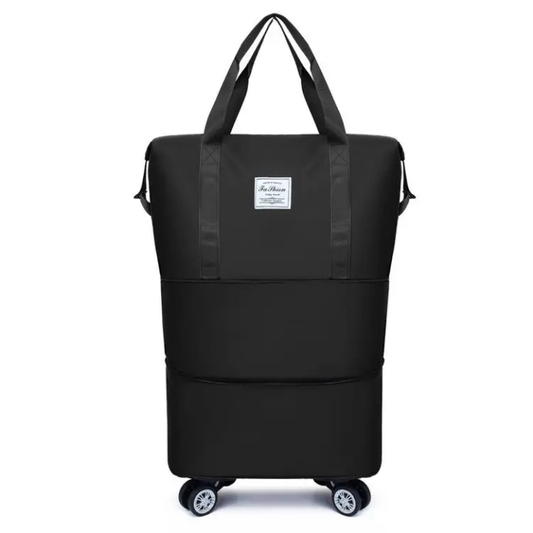 Trolley duffel bag large capacity expandable travelling bag