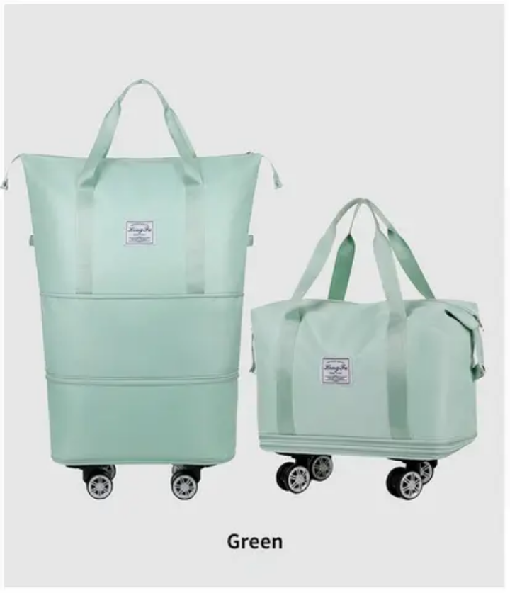 Trolley duffel bag large capacity expandable travelling bag