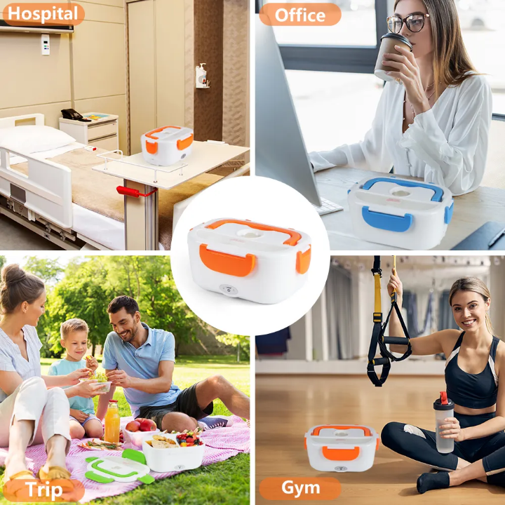 Electric Heating Lunch Box - Portable Food Warmer