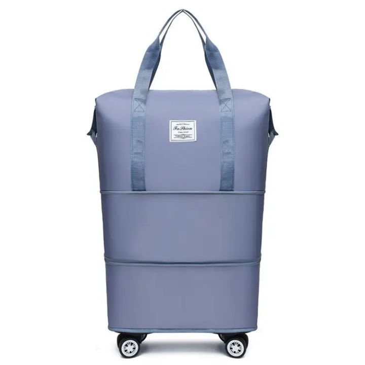 Trolley duffel bag large capacity expandable travelling bag